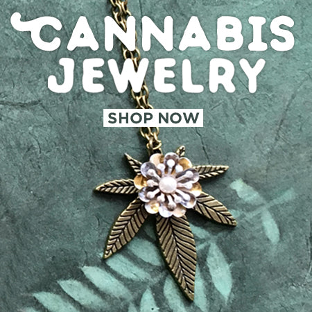 cannabis jewelry weed necklace marijuana gifts