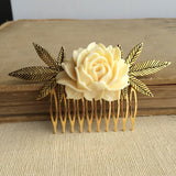 weed wedding comb gift hair accessories hair clip 