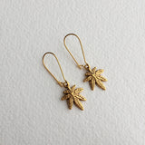 marijuana earring weed jewelry gold