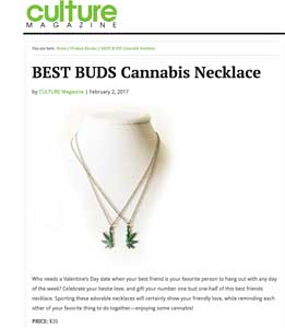 culture best buds necklace