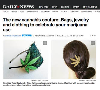 NY daily news - cannabis couture