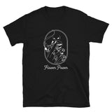 Flower Power Minimalist Weed T Shirt - Dark