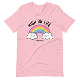 High on Life and Weed  - Cute Kawaii T Shirt - Pastels