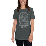 Pass Joints not Judgements Minimalist Weed T Shirt - Dark