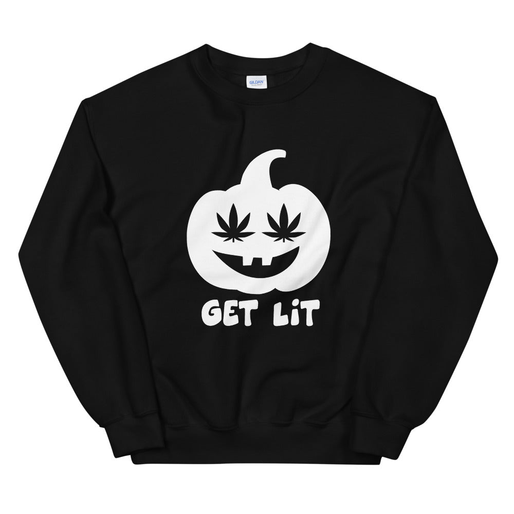 Get Lit Weed Halloween Sweatshirt