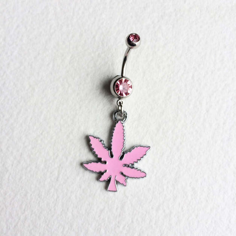cute weed belly ring stoner girl gift 