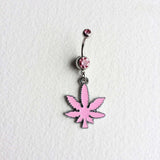 cute weed belly ring stoner girl gift 
