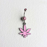 cute weed belly ring stoner girl gift 
