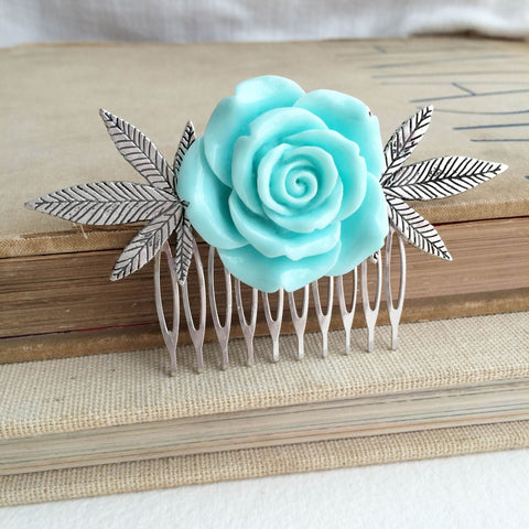 weed wedding hair accessory
