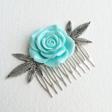 weed wedding hair accessory