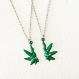 best buds necklace weed jewelry gift