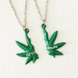 best buds necklace weed jewelry gift