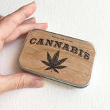 cannabis tin weed tin stash box